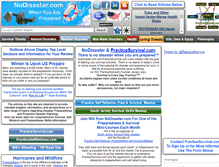 Tablet Screenshot of nodisaster.com